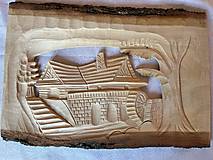 Obrazy - Drevorezba - krajinka  - 17400845_