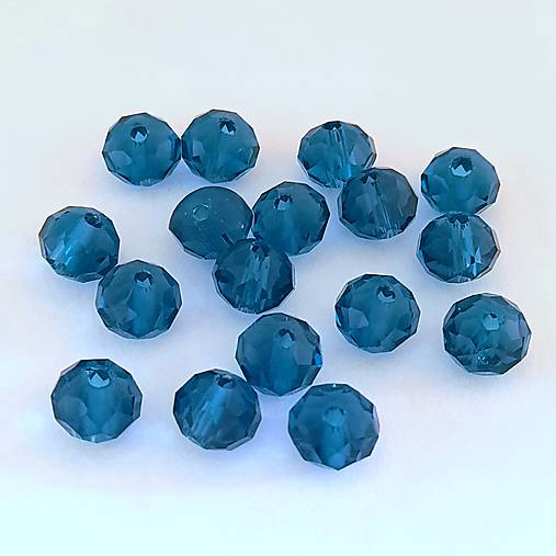Sklenená rondelka 8x6mm-1ks