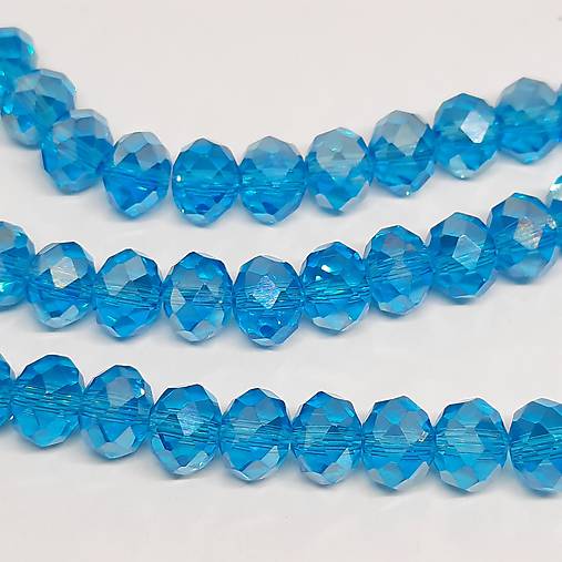 Sklenená rondelka 8x6mm-1ks