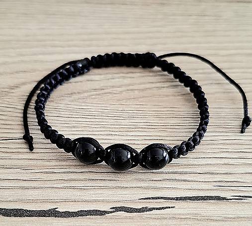 Náramky - Náramok z minerálov (Ónyx) - 17404612_