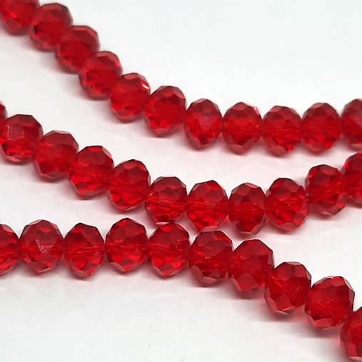 Sklenená rondelka 6x4mm-1ks