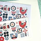 Papiernictvo - svadobná/darčeková/gratulačná obálka DL Folk - 17407256_