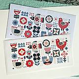 Papiernictvo - svadobná/darčeková/gratulačná obálka DL Folk - 17407257_