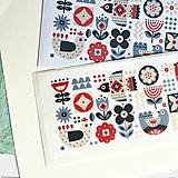 Papiernictvo - svadobná/darčeková/gratulačná obálka DL Folk - 17407258_