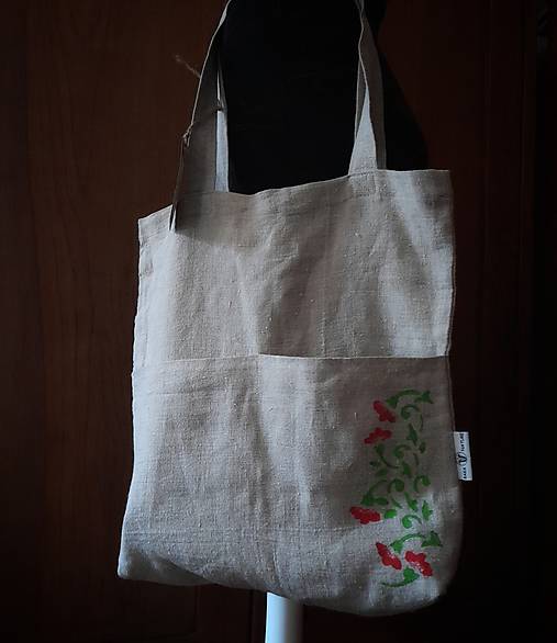 Nákupné tašky - Taška Shopperka maľba - 17406676_