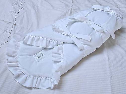 Detský textil - Perinka pre bábätko (Biela) - 17405760_