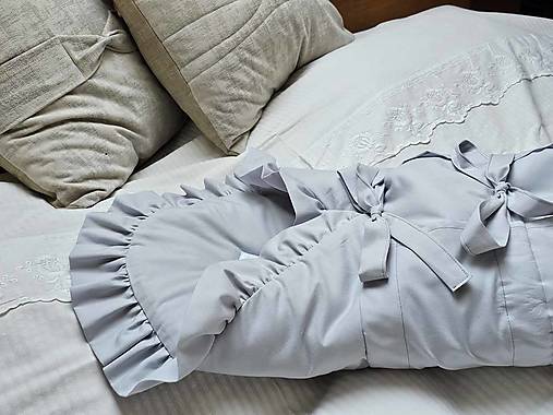 Detský textil - Perinka pre bábätko (Šedá) - 17405768_