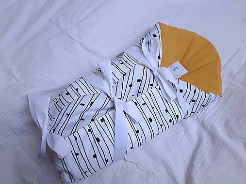 Detský textil - Perinka pre bábätko so vzorom (vzor čiary) - 17405836_