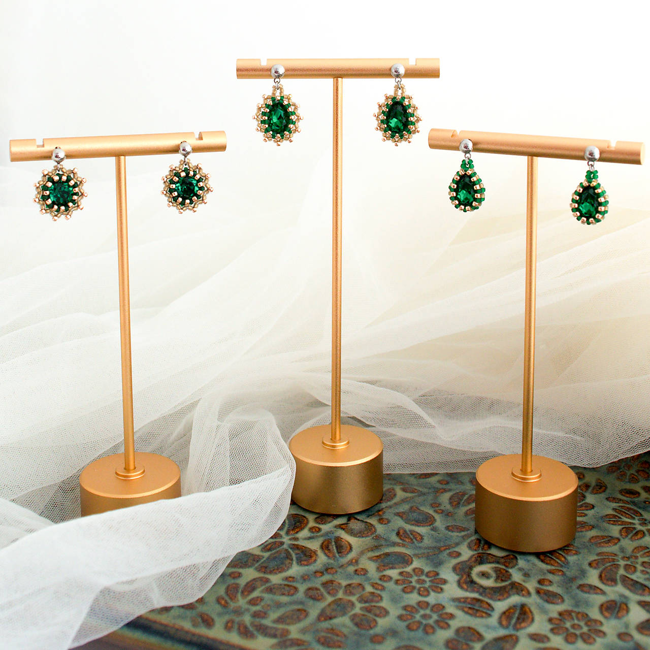 Náušničky pre Družičky 3 (sada 3 párov)