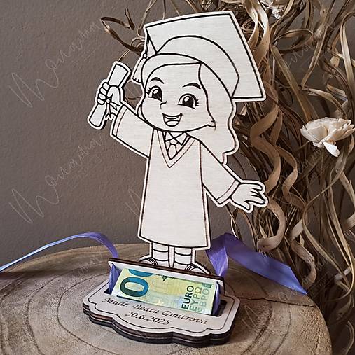 Dekorácie - Drevená dekorácia k promóciám "Mudr." - 17411766_