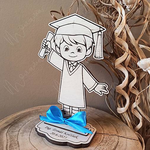 Dekorácie - Drevená dekorácia k promóciám "Ing." - 17411851_