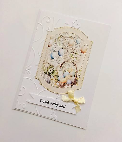 Papiernictvo - Veľkonočná pohľadnica - 17409854_