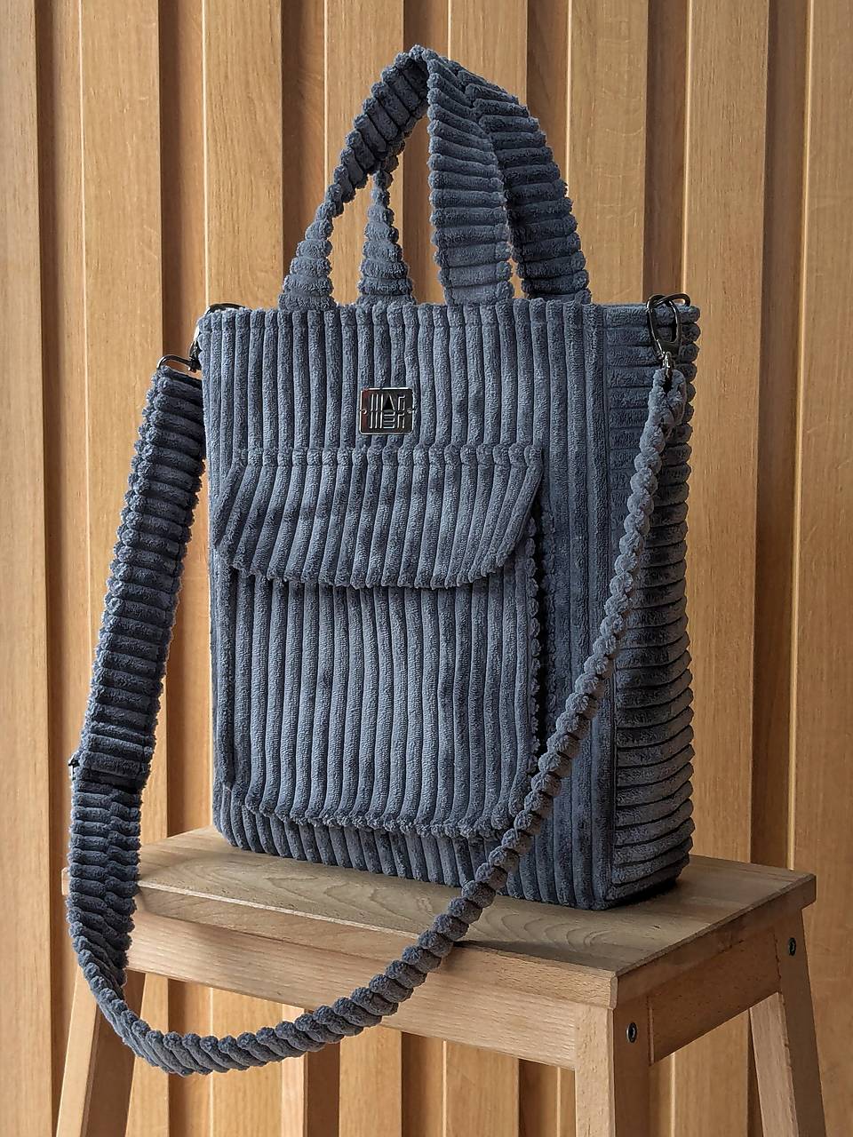 Menčestrová kabelka M A R I - šedá