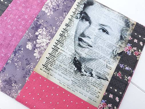 Papiernictvo - Obal na knihu Dívka z Hollywoodu PATCHWORK - 17412639_