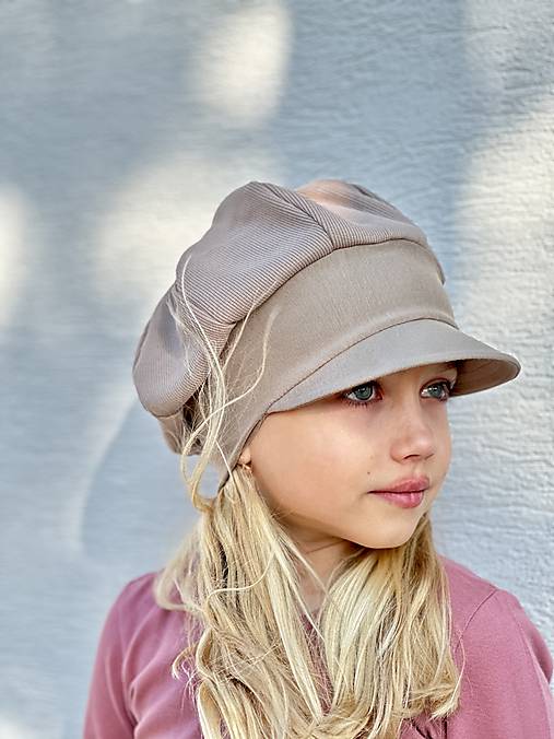 Detské čiapky - Čiapka so šiltom jar/jeseň - 17416064_