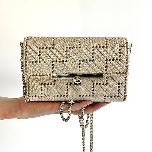 Kabelky - Crossbody kabelka vyšívaná - 17416481_