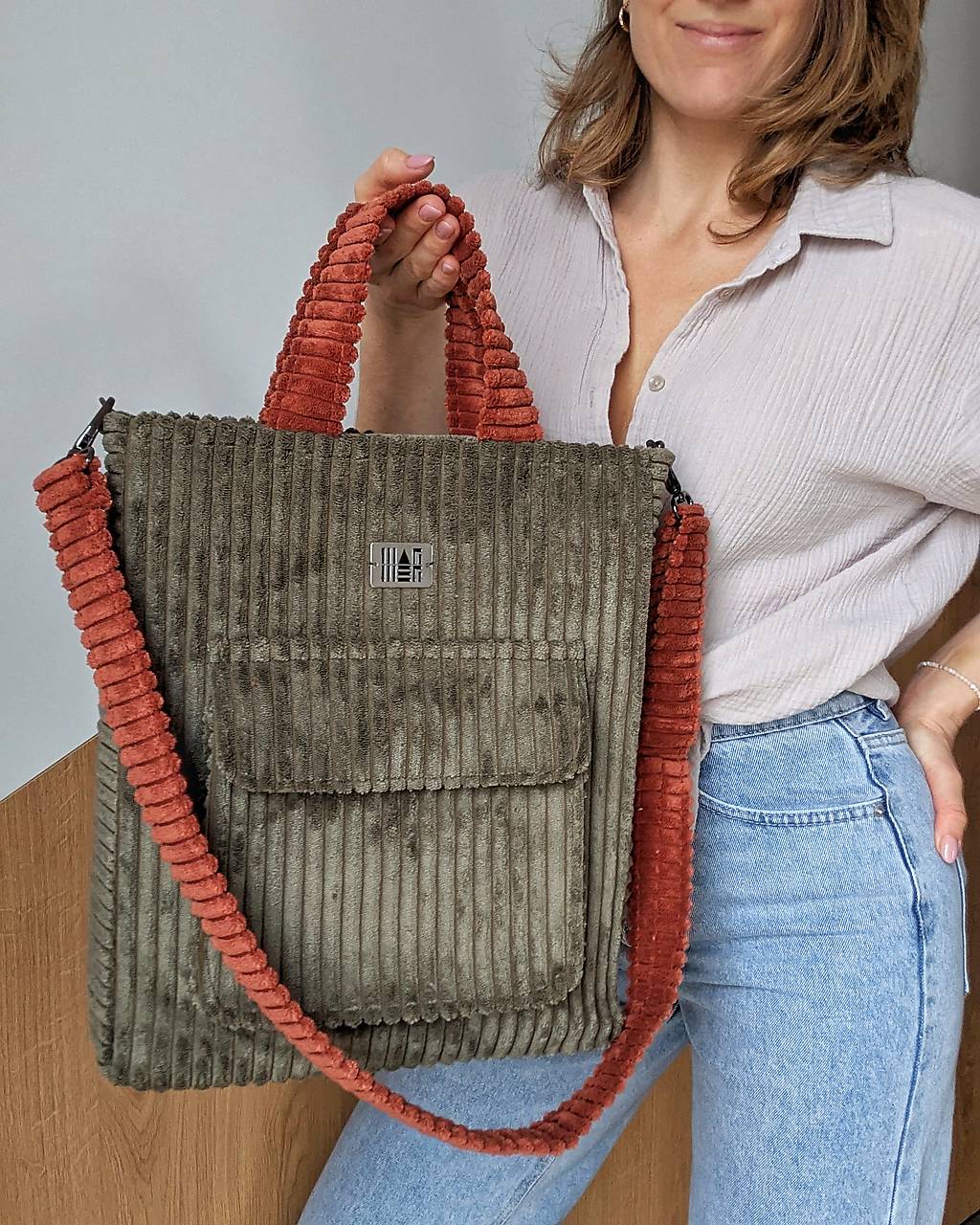 Menčestrová kabelka  M A R I  - zelená