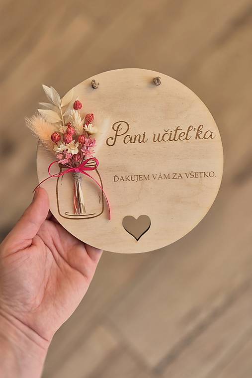 Dekorácie - Pani učiteľke - 17416506_