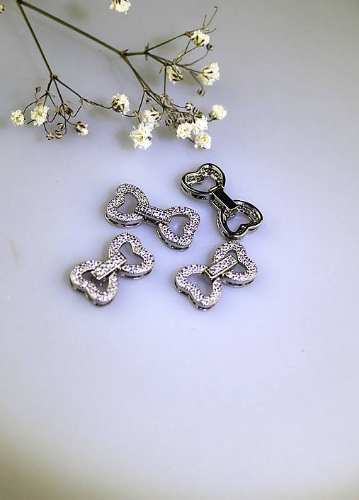 Komponenty - zapínanie na náramky a náhrdelníky - luxusné - 17418898_