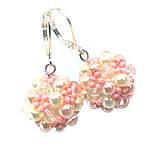 Náušnice - RUŽOVÉ BUBLINKY - 17420476_