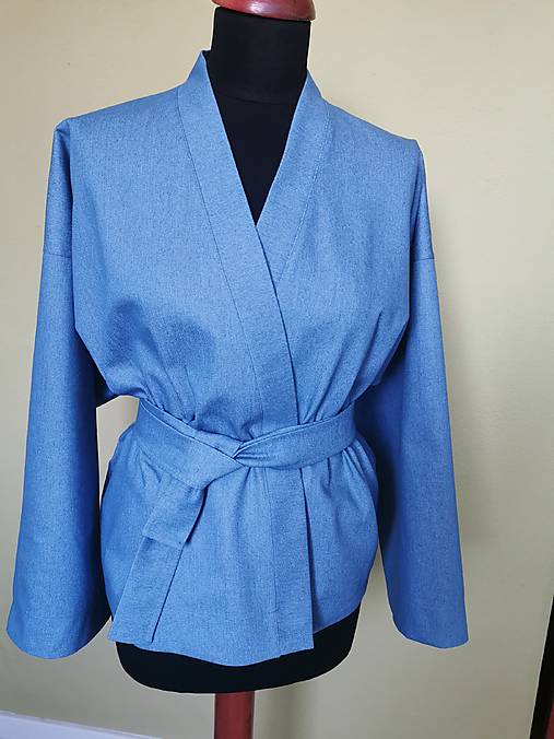 Kimoná - kimono denim - 17420193_