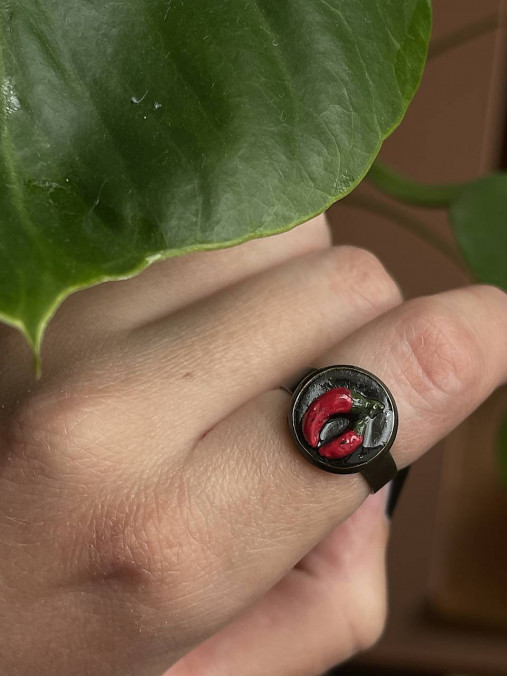 Prstene - Prstienky zelenina  (Chilli papričky) - 17421231_