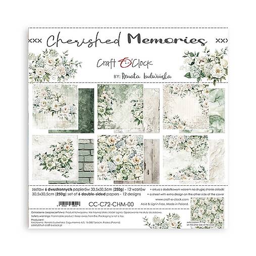 Papier - Scrapbook papier 12 x 12 Cherised Memories - 17424762_