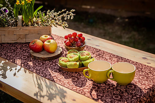 Úžitkový textil - Štóla na stôl od Makove - 17423283_