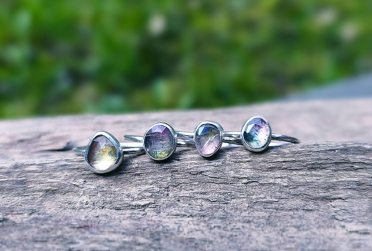 Strieborný Prsteň s Turmalínom