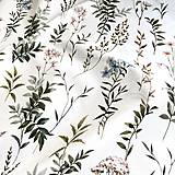 Textil - jemné listy, 100 % bavlnený perkál EÚ, šírka 160 cm - 17426181_