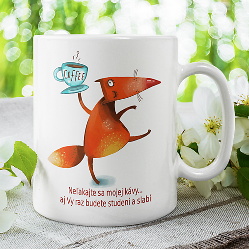 Nádoby - NEĽAKAJTE SA MOJEJ KÁVY... keramický hrnček - 17426309_