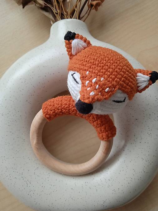 Hračky - Háčkovaná líška - 17425249_