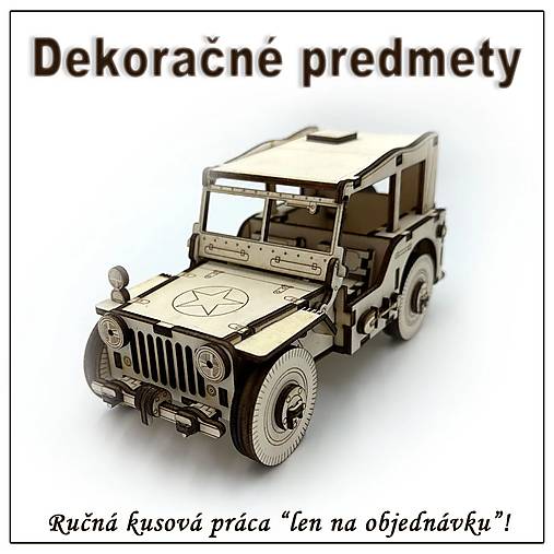 Dekorácie - Dekoračné auto - model B - 17426533_