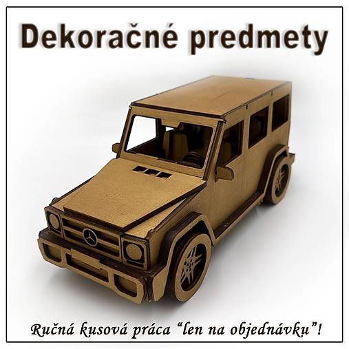 Dekorácie - Dekoračné auto - model D - 17426541_