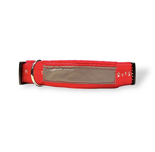 Pre zvieratá - Reflexný obojok softshell 25mm “RedPaws” - 17428464_