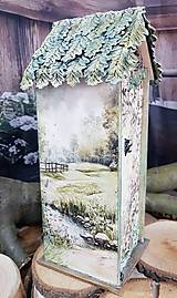 Dekorácie - Domček na čajík ~ SÝKORKA a ČMELIAK ~ - 17427269_
