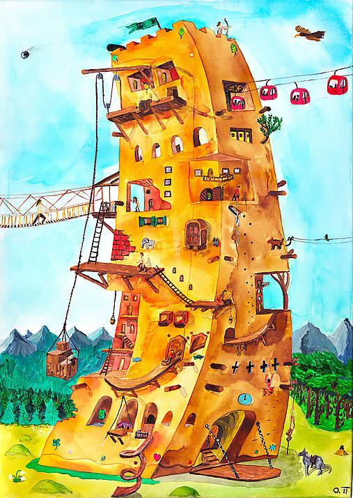 Obrazy - Veža - 17429109_