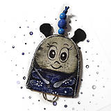 Kľúčenky - KĽÚČOMUŠKA - vrecko / prívesok / kľúčenka - 17431825_