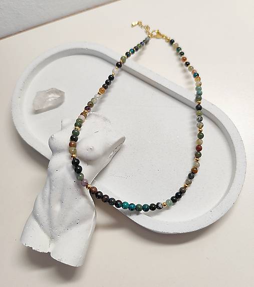 Náhrdelníky - Náhrdelník - Kráľovná zeme - 17429249_