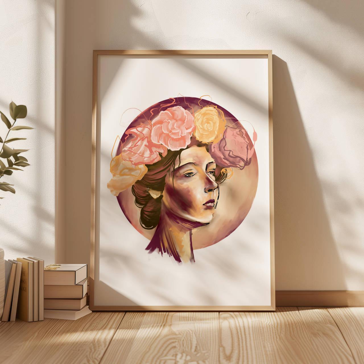 Obrazy - crown lady - print - 17431238_