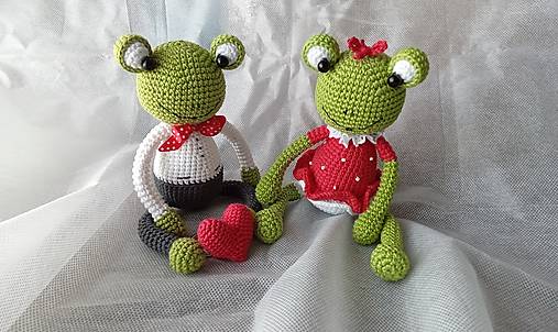 Hračky - Jarné žabiatka,on a ona. - 17433167_