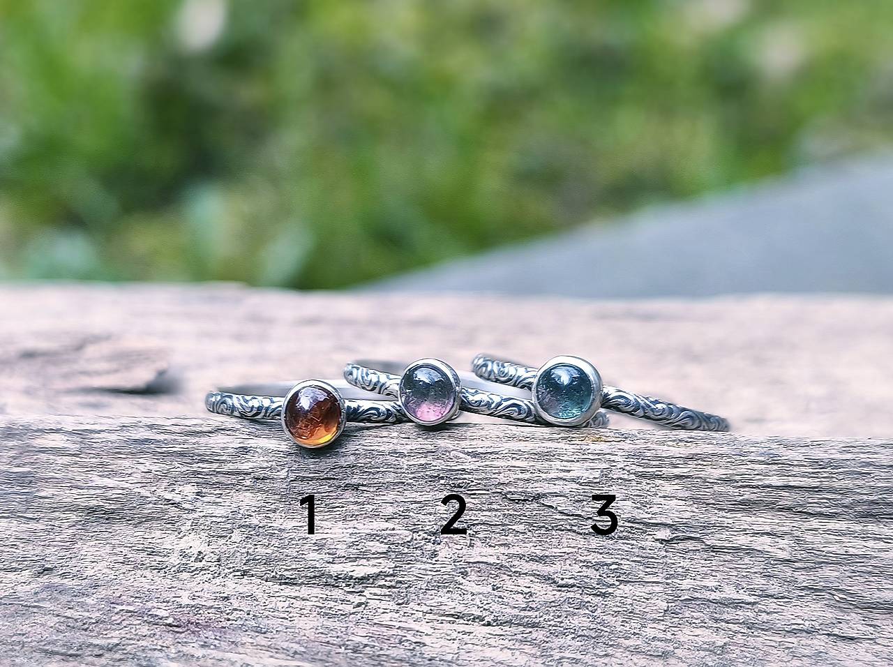 Strieborný Prsteň s Turmalínom