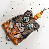 Kľúčenky - KĽÚČOMACKO - vrecko / prívesok / kľúčenka - 17434475_