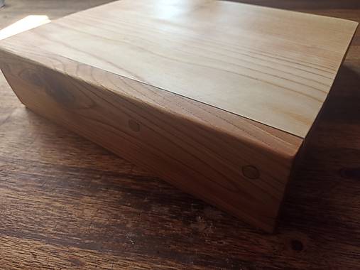 Príbory, varešky, pomôcky - Masívna kuchynská doska - 17433855_