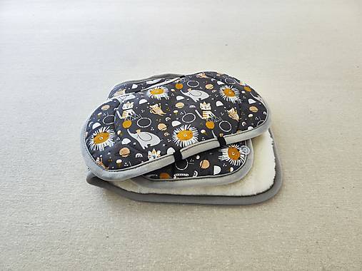 Detský textil - VLNIENKA Vložka proti poteniu do autosedačky JOIE i Pivot 360 100% Merino top super wash Zvieratká Safari - 17435485_
