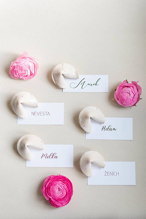 Darčeky pre svadobčanov - Fortune cookie - koláčik šťastia - 17434828_