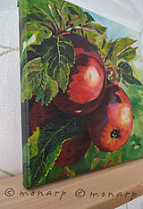 Obrazy - Obraz: Jablká v záhrade - 17434589_