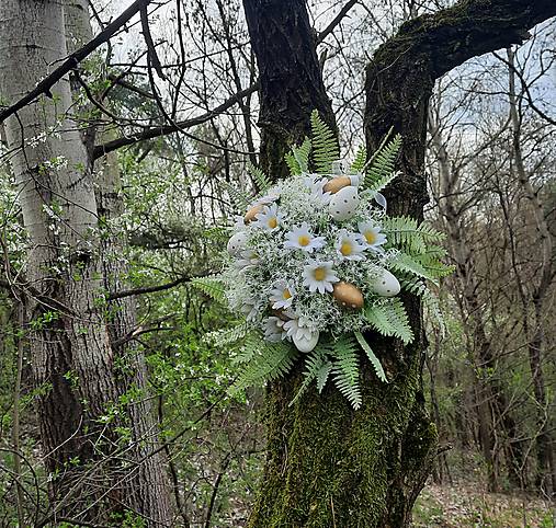 Dekorácie - Jarná kytička - 17437407_