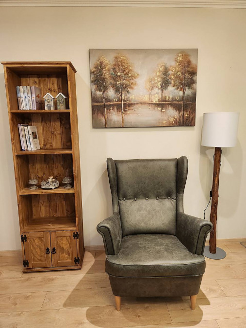 Nábytok - Knižnica Rustic - 17438185_