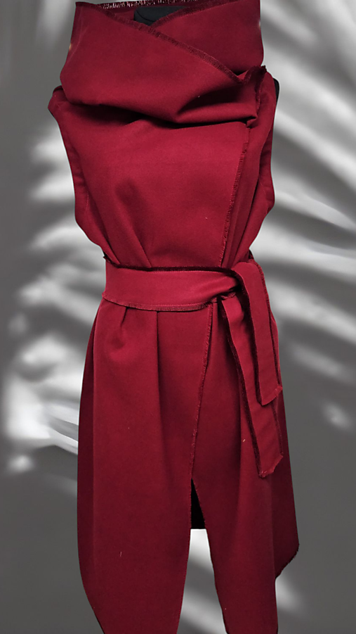 Vesty - Karminova vesta Verča (Hnedá) - 17436914_